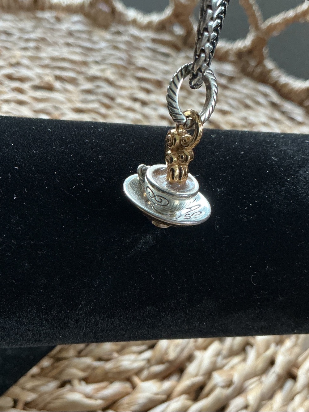 Brighton Coffee cup charm